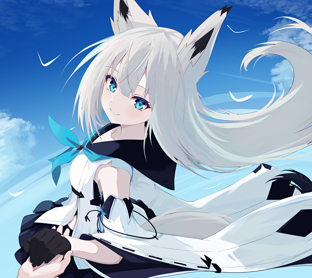 This is a pixiv picture whose title is 江風進水日（2025）.