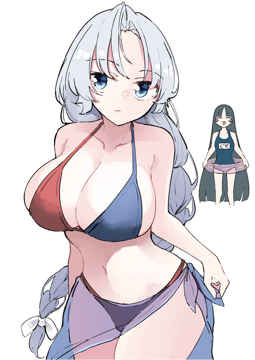 This is a pixiv picture whose title is 水着先生.