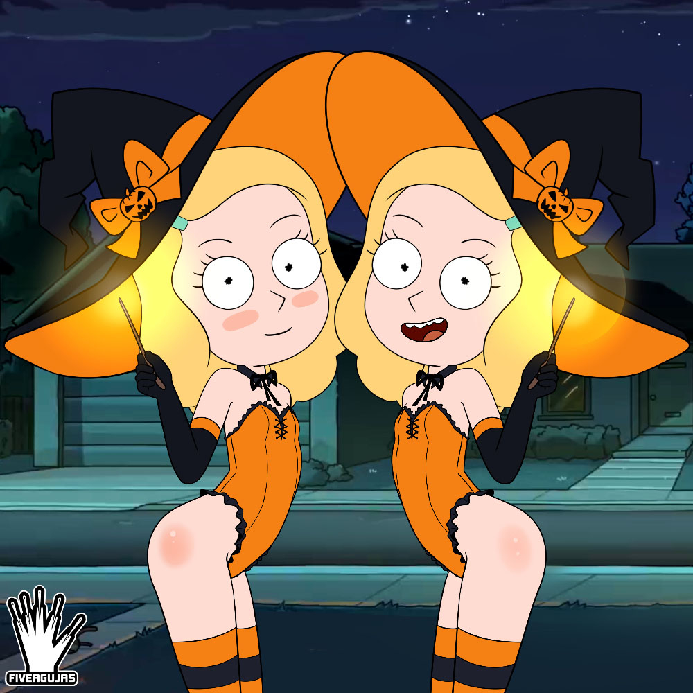 This is a pixiv picture whose title is Beth Trick or Treat.