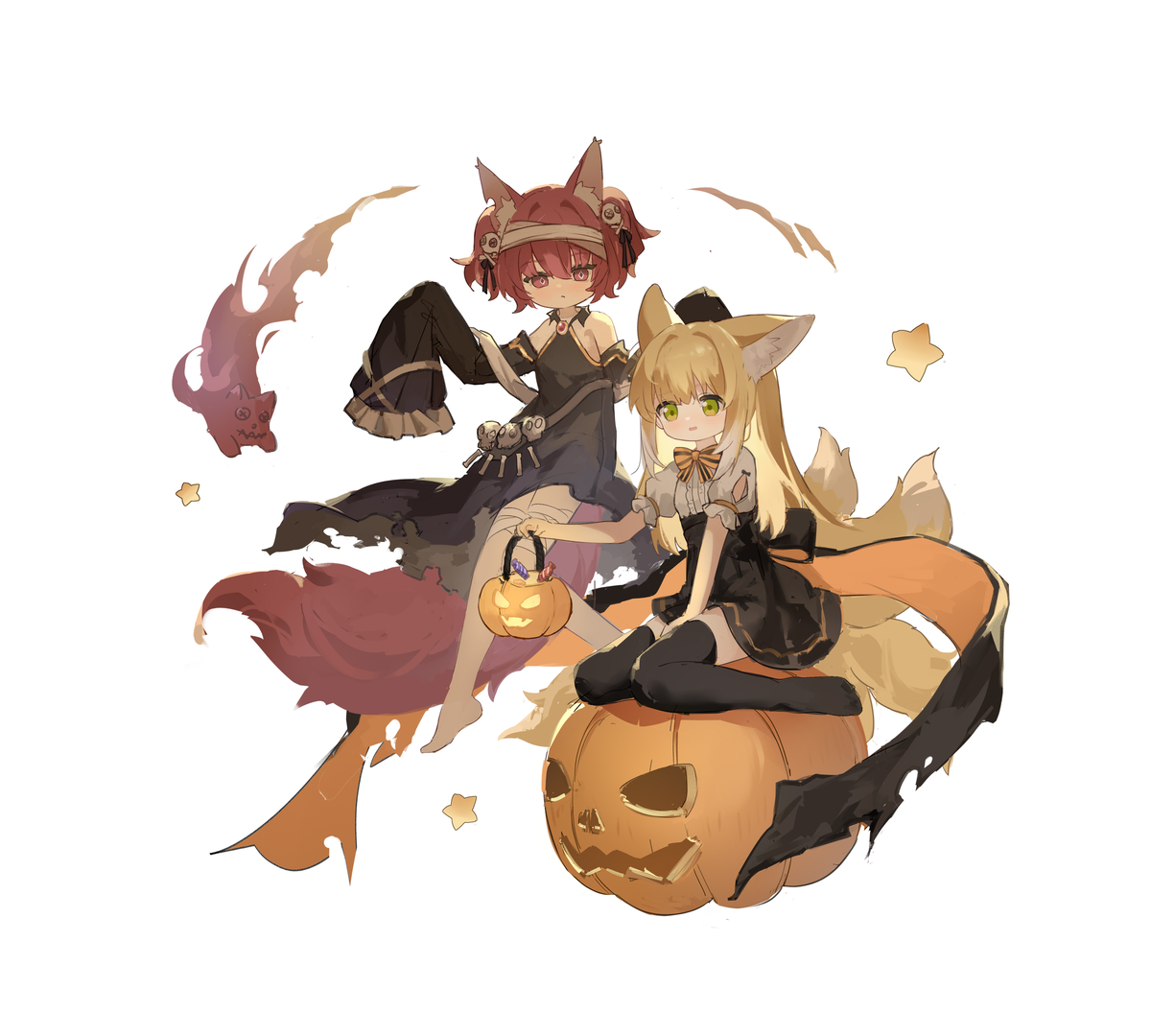 This is a pixiv picture whose title is 万圣节快乐.