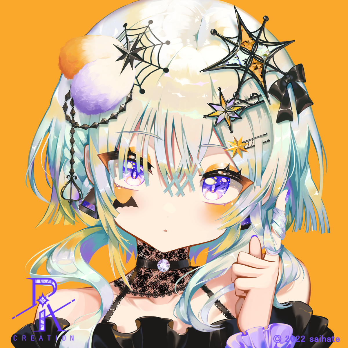 This is a pixiv picture whose title is とりっく？.