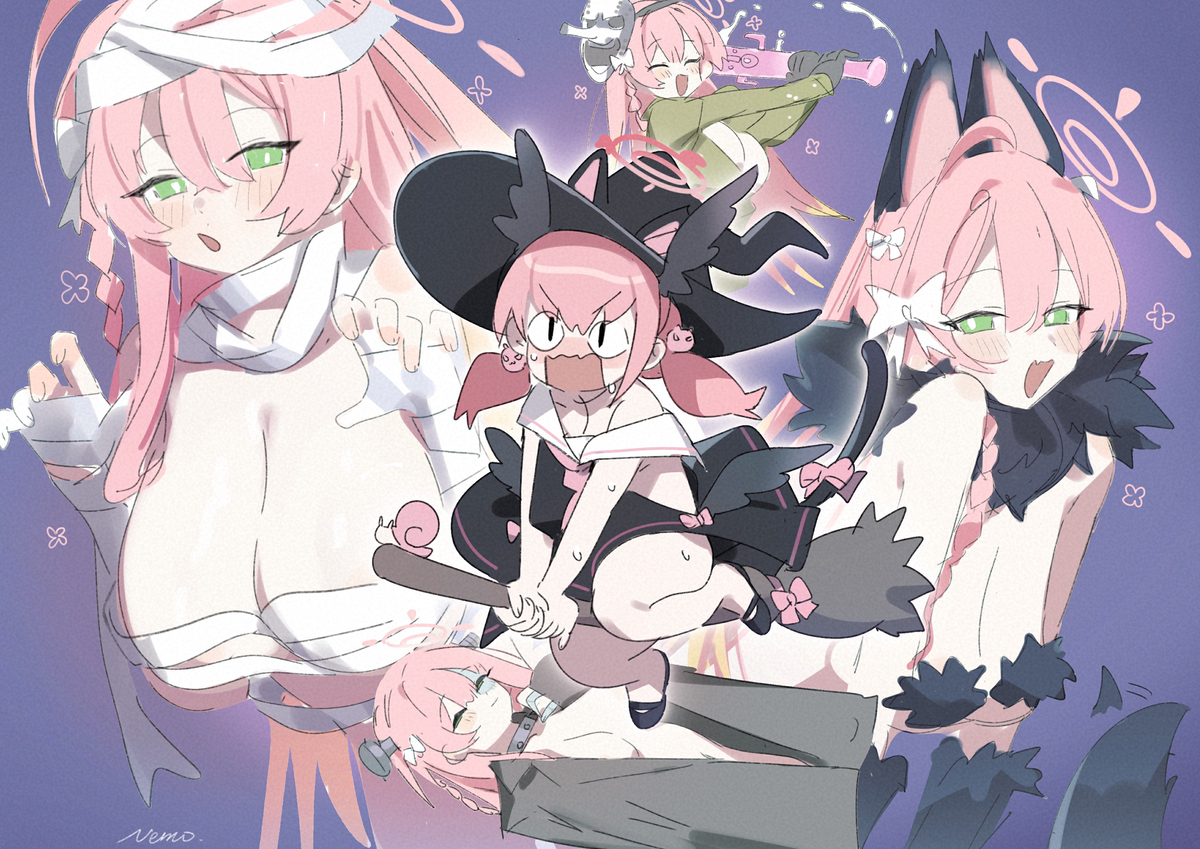 This is a pixiv picture whose title is Kivotos Halloween.