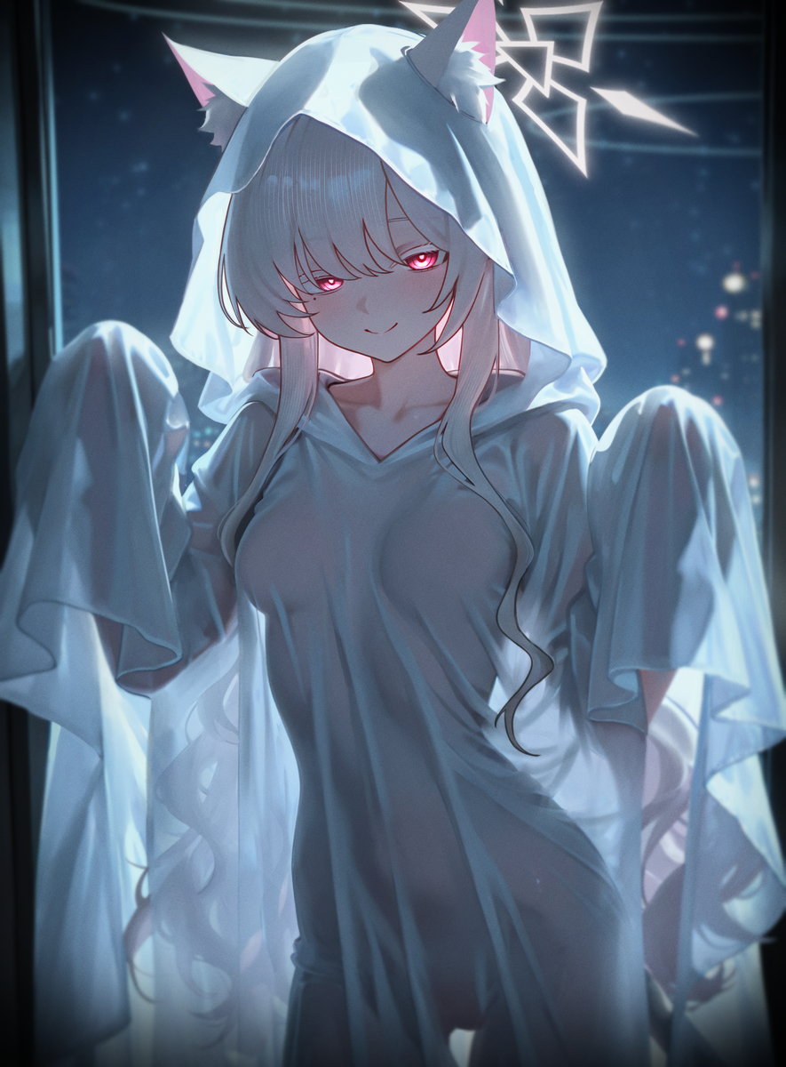 This is a pixiv picture whose title is 👻🩷.