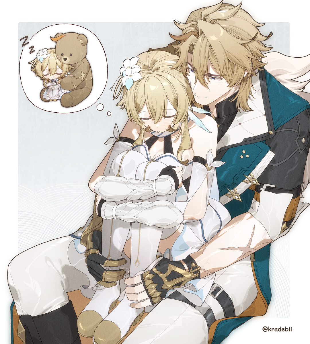 This is a pixiv picture whose title is 原神/GenshinImpact - VarLumi.