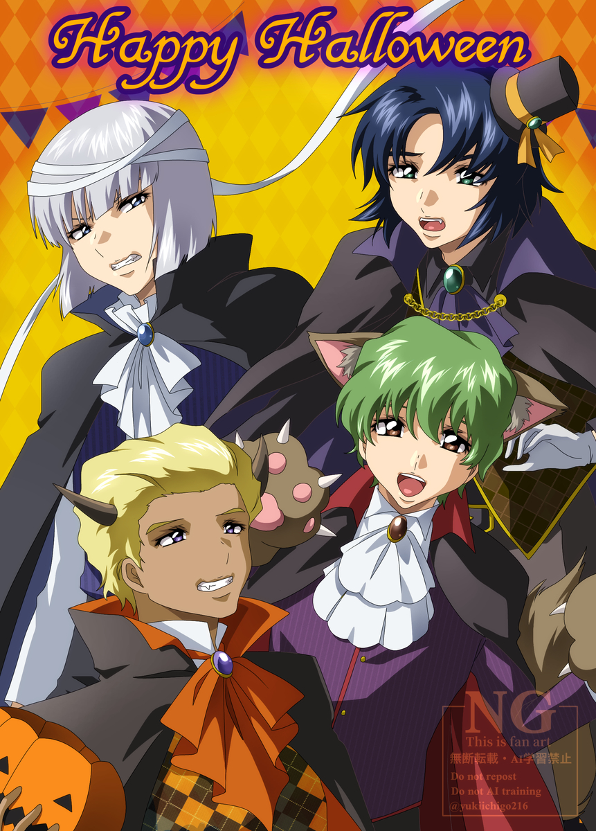 This is a pixiv picture whose title is ハロウィン2025.