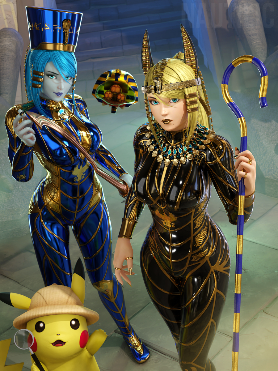 This is a pixiv picture whose title is Anubis Samus.