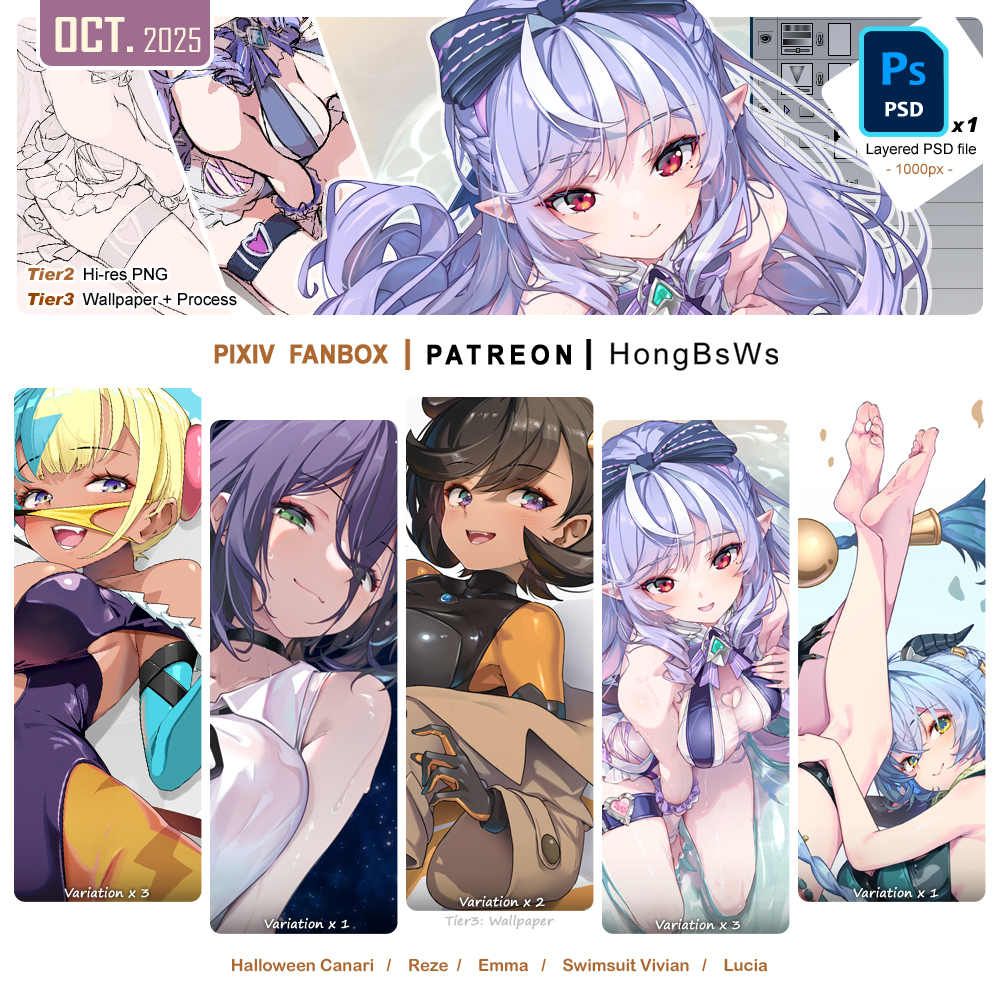 This is a pixiv picture whose title is Oct 2025.