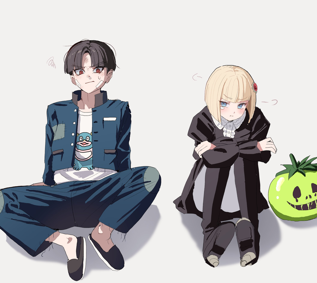 This is a pixiv picture whose title is ほぼがくららログ（ネタバレ）.