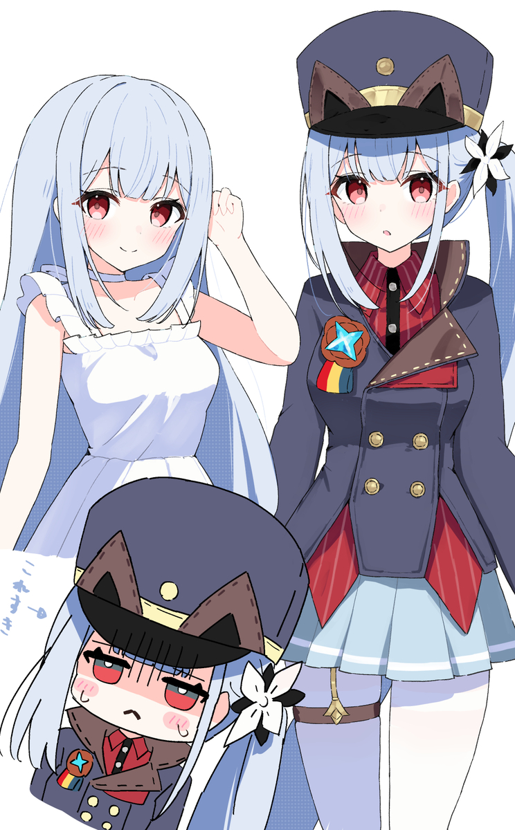 This is a pixiv picture whose title is フリージア.