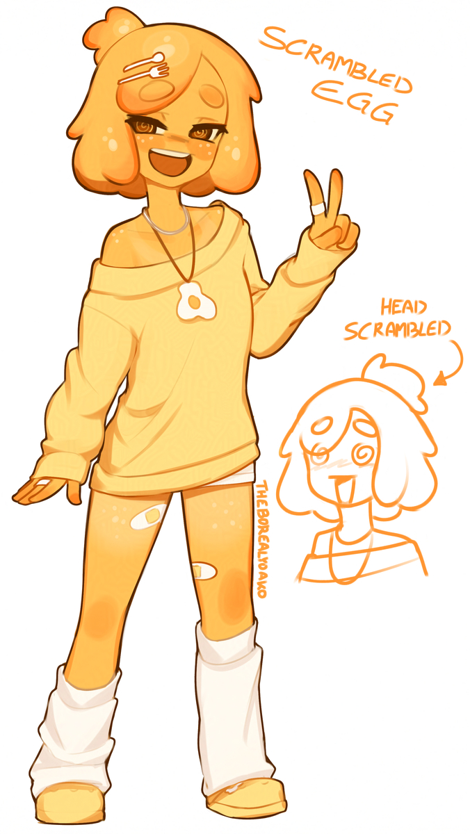 This is a pixiv picture whose title is Scrambled egg.