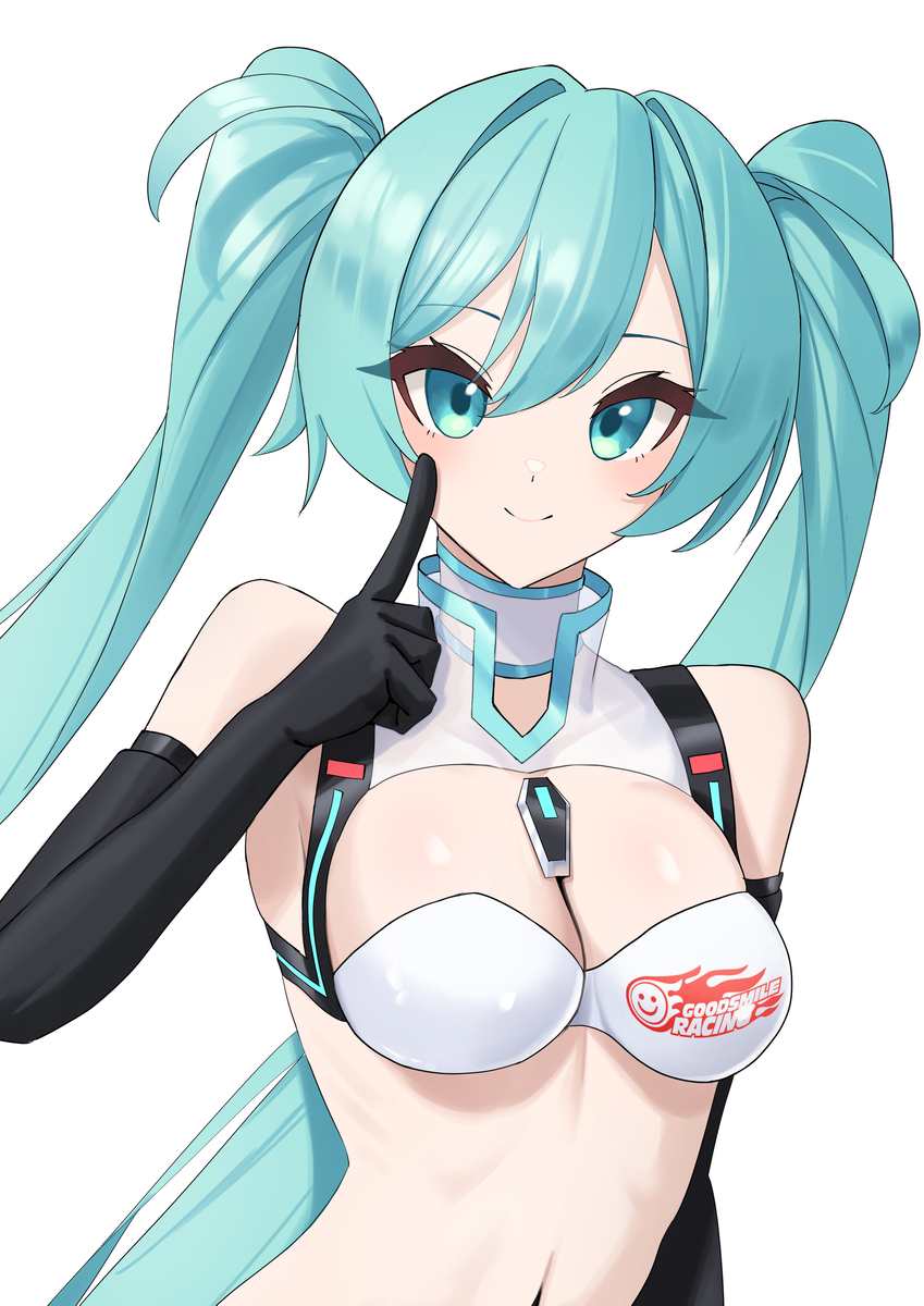 This is a pixiv picture whose title is レーシングミク2011水着.