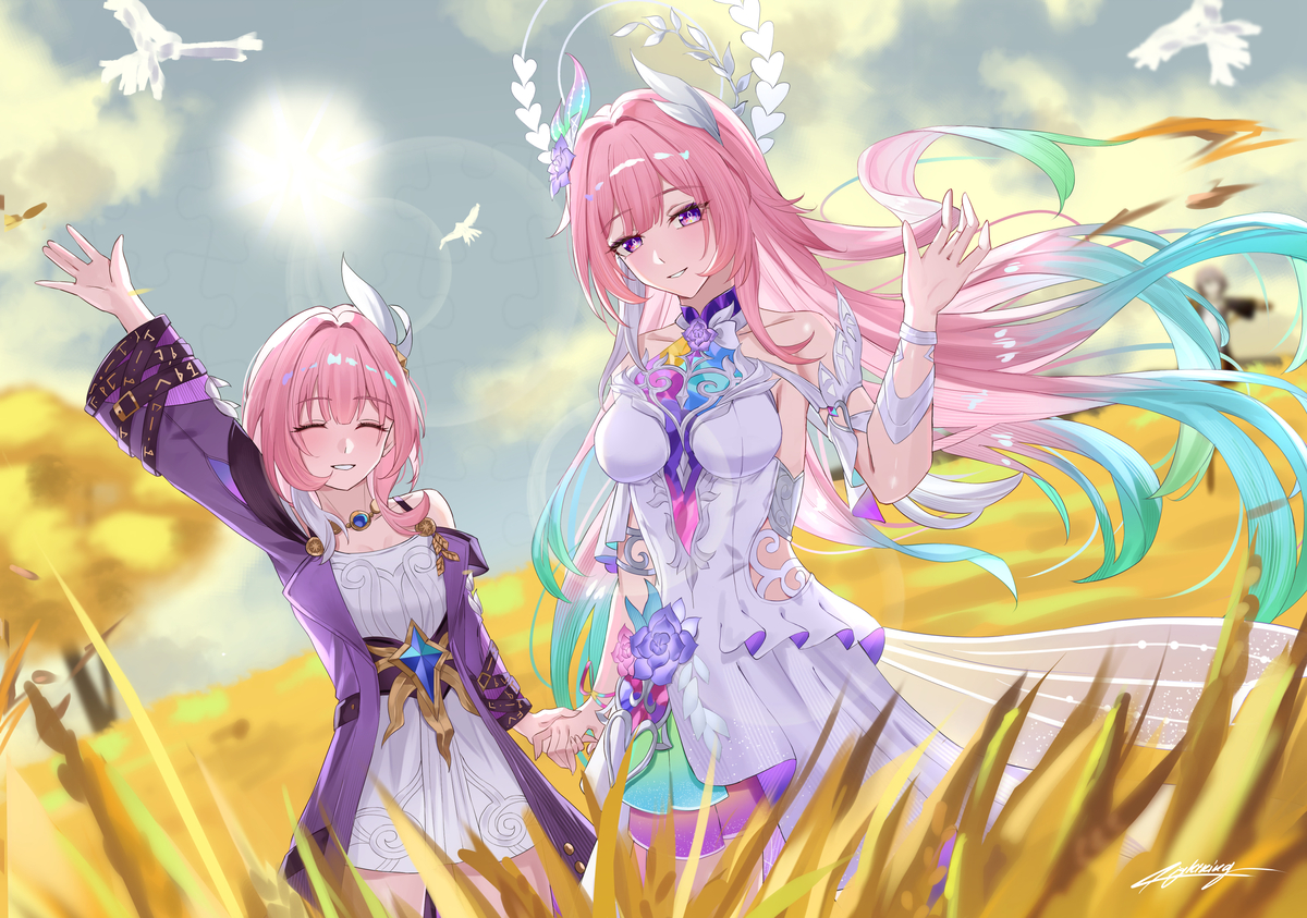 This is a pixiv picture whose title is See You Tomorrow.