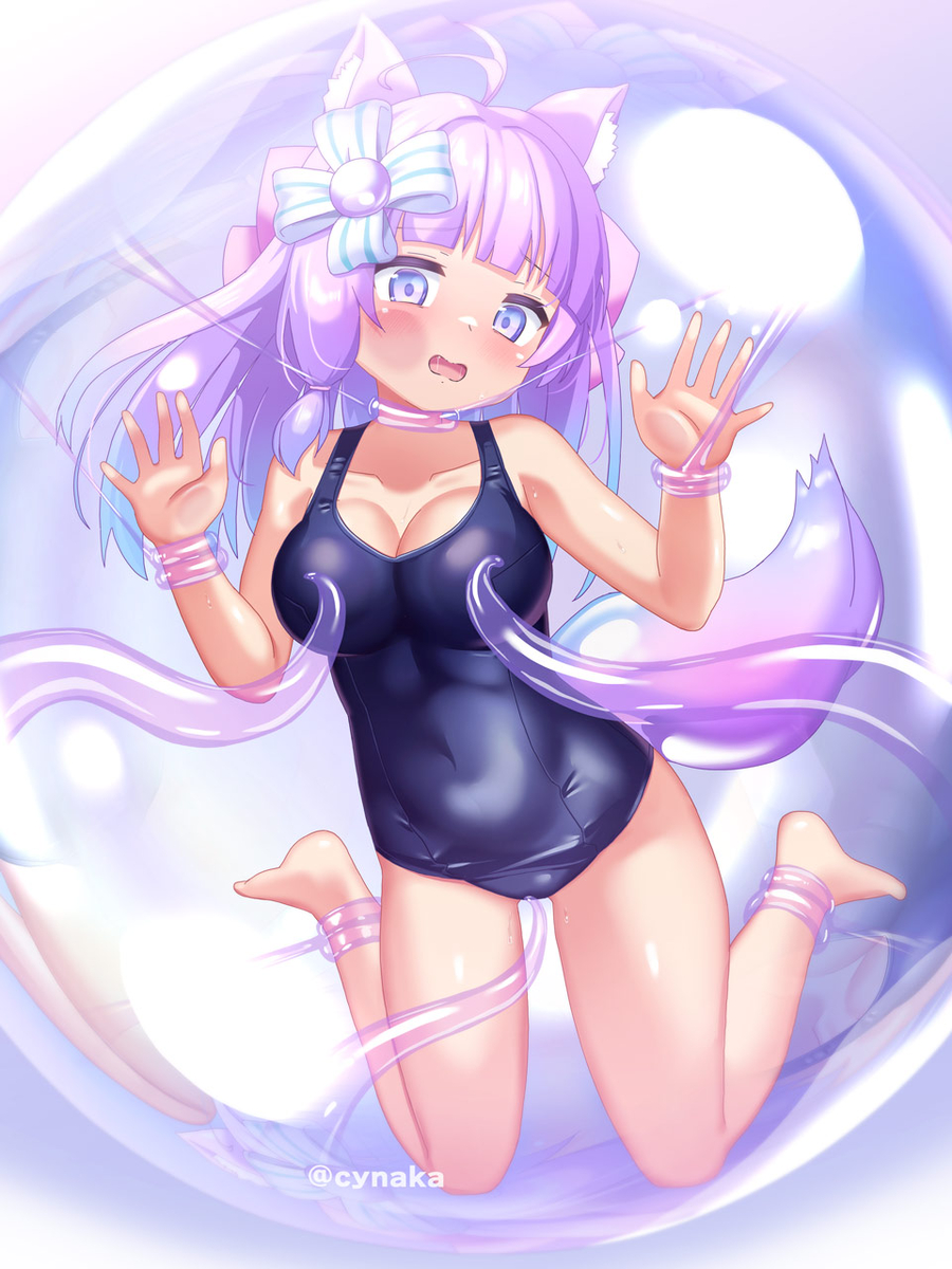 This is a pixiv picture whose title is シャボントラップ🐙.