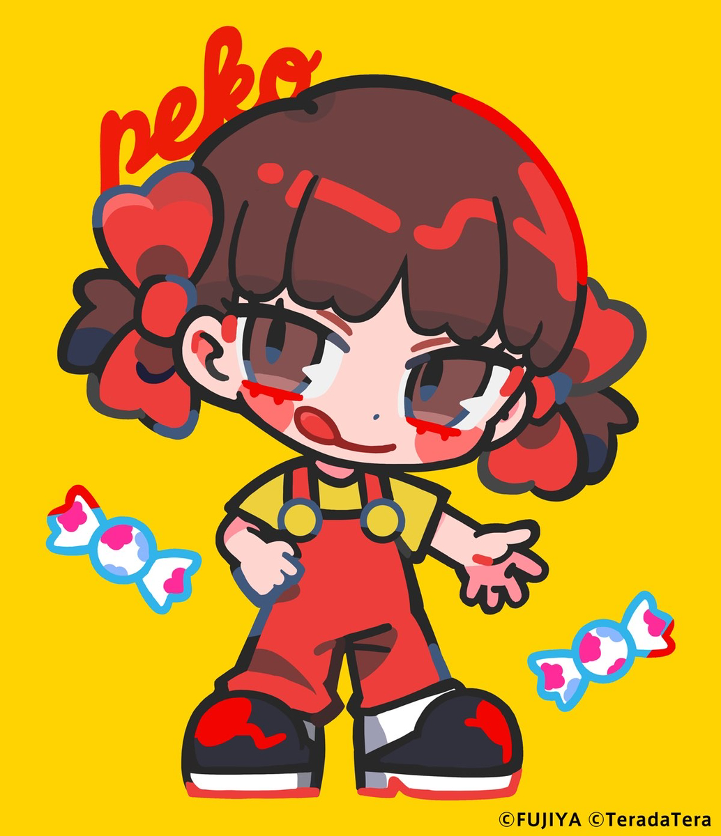 This is a pixiv picture whose title is ペコちゃん75周年企画.