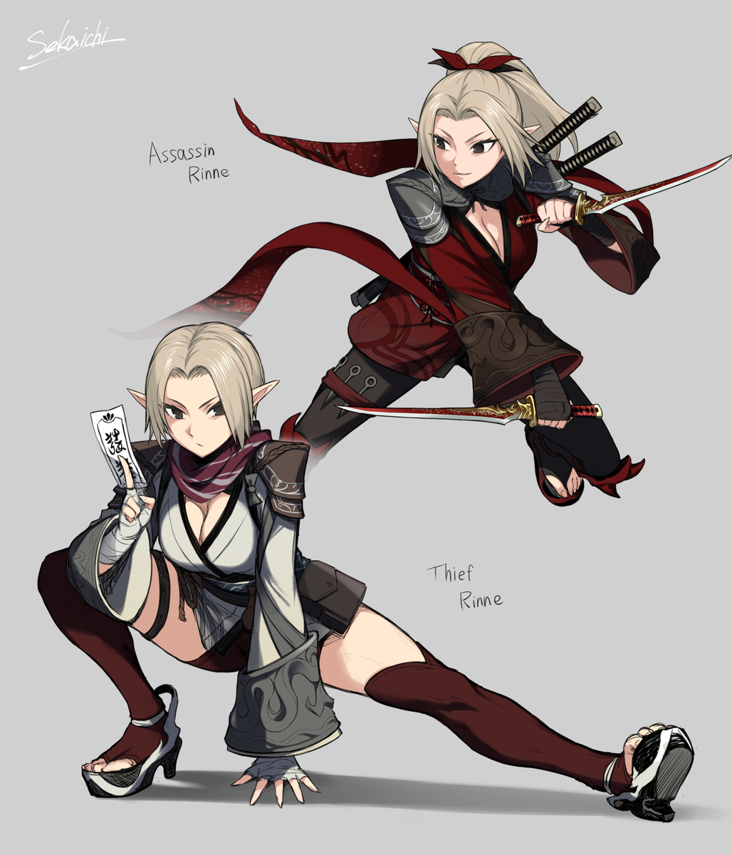 This is a pixiv picture whose title is 無明の暗殺者.