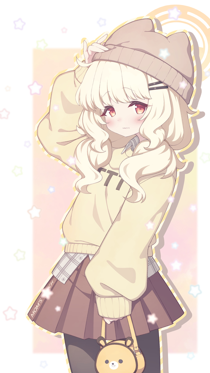 This is a pixiv picture whose title is 私服のアオバ🍔.