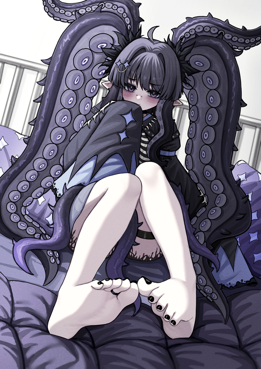 This is a pixiv picture whose title is commission.