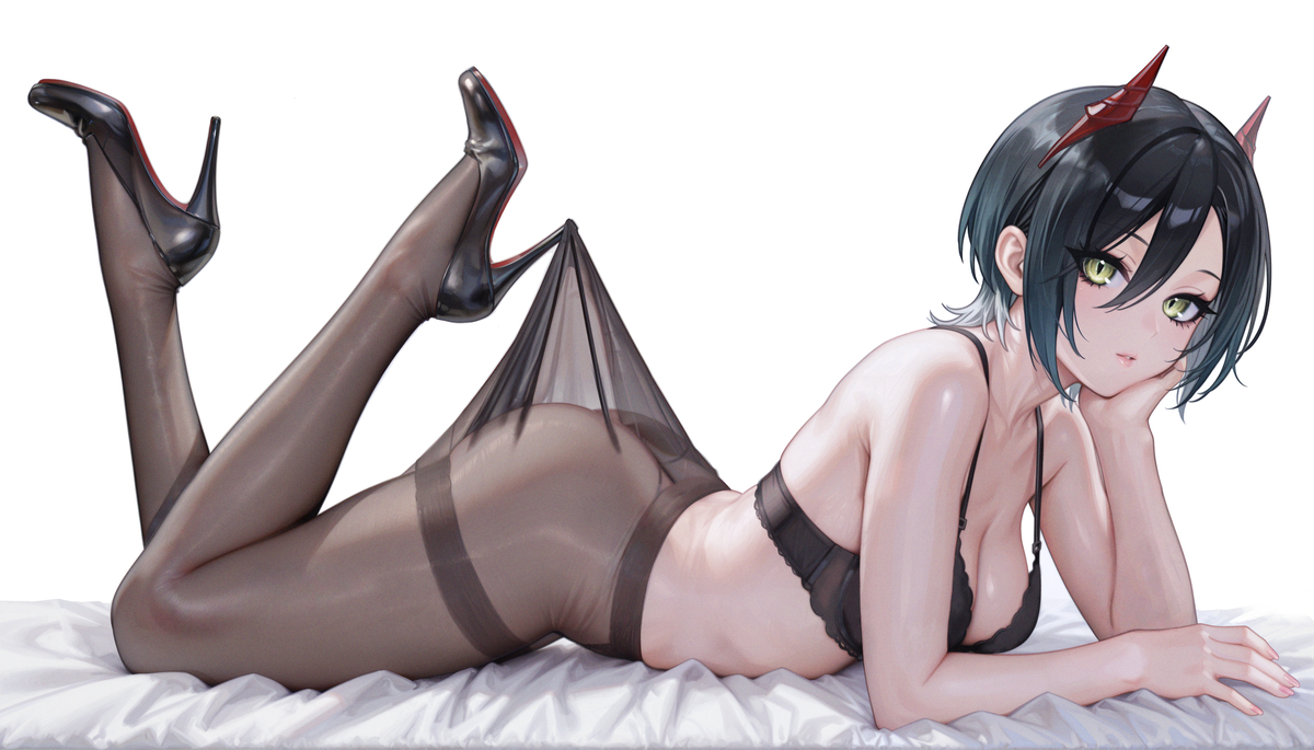 This is a pixiv picture whose title is 👠.