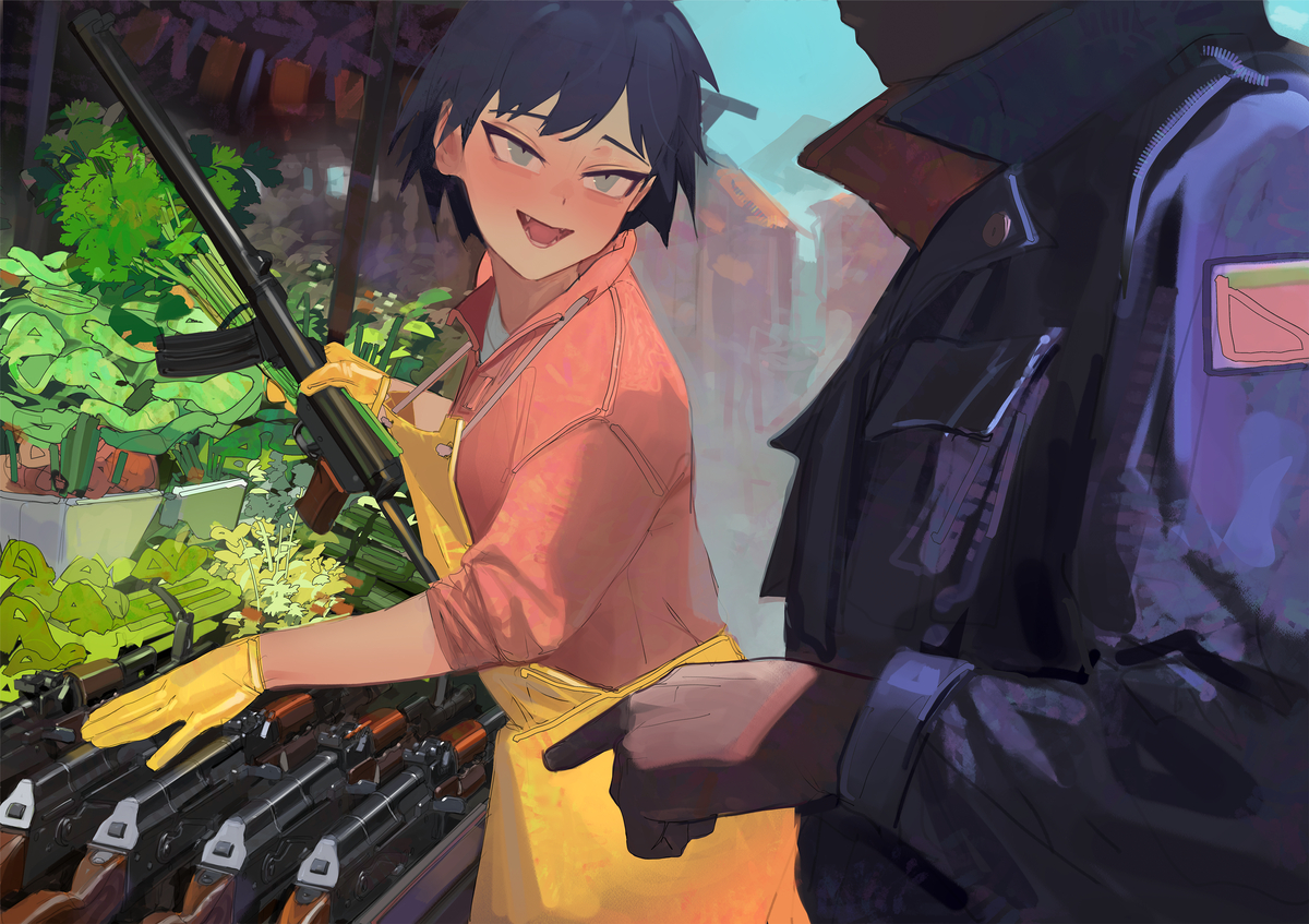 This is a pixiv picture whose title is Polivian markets.