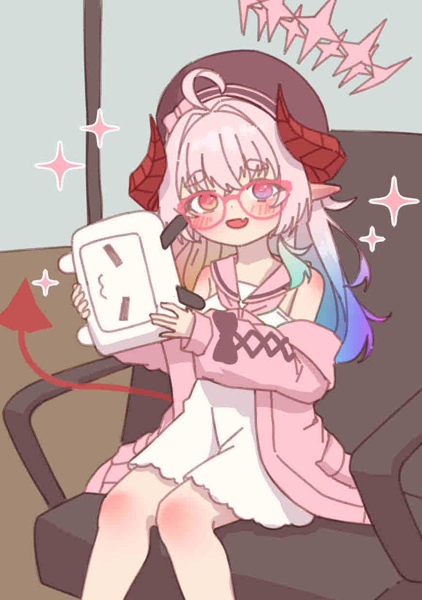 This is a pixiv picture whose title is B站直播封面用.