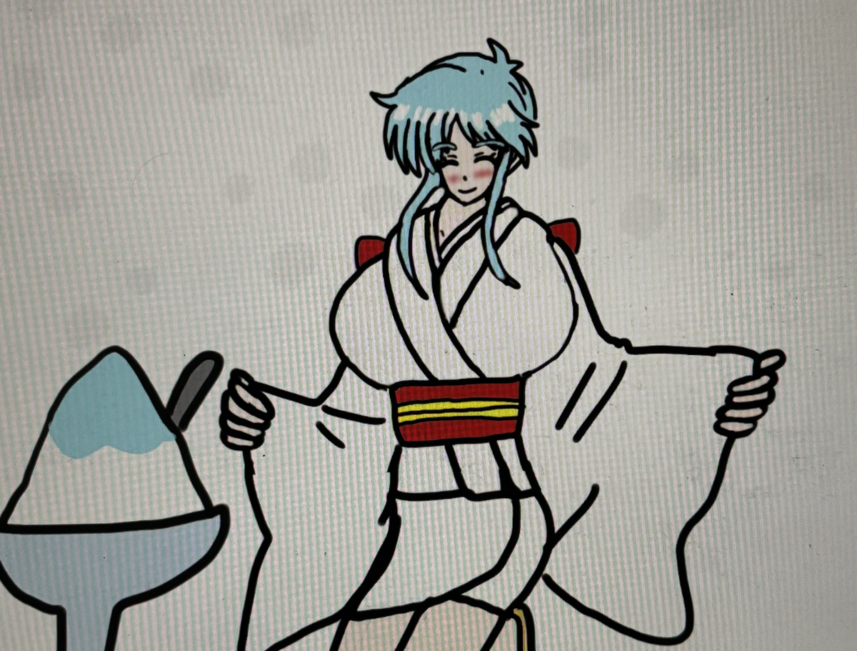 This is a pixiv picture whose title is ㊗️ゆきめ.