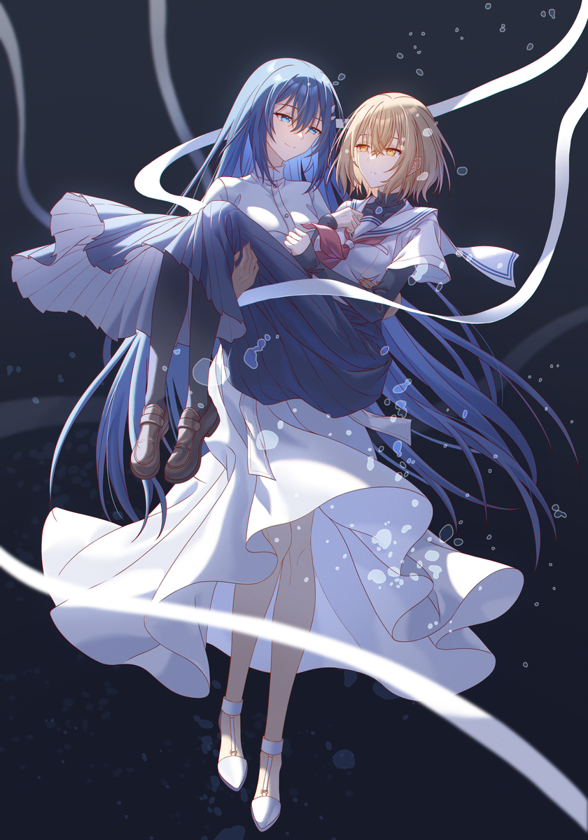 This is a pixiv picture whose title is 💙🌊~.