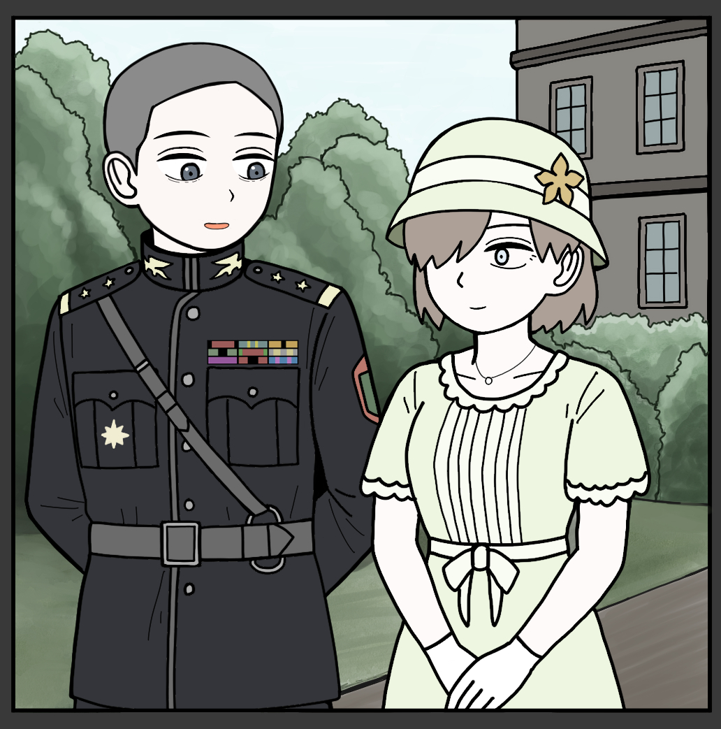 This is a pixiv picture whose title is 上官と部下23.