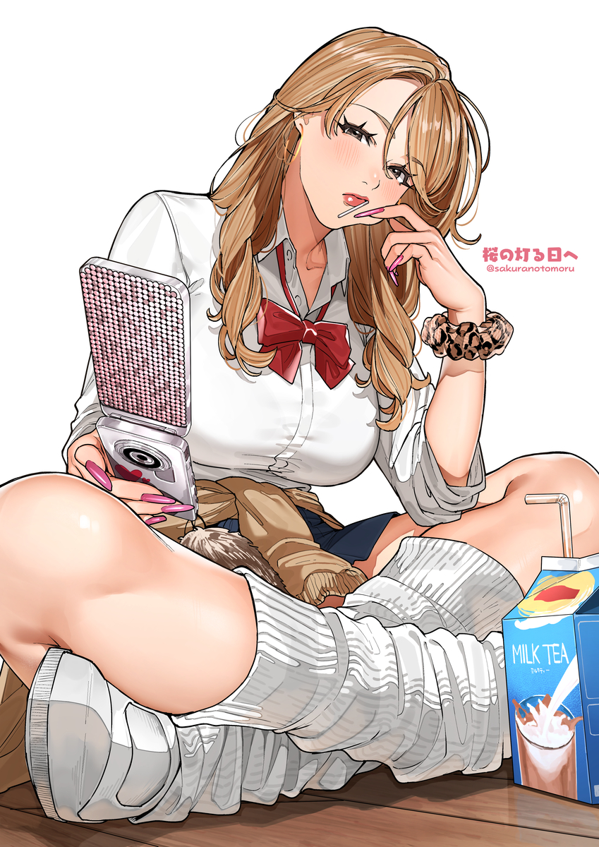 This is a pixiv picture whose title is 平成ギャル💛.