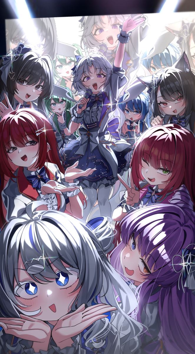 This is a pixiv picture whose title is STELLIVE.