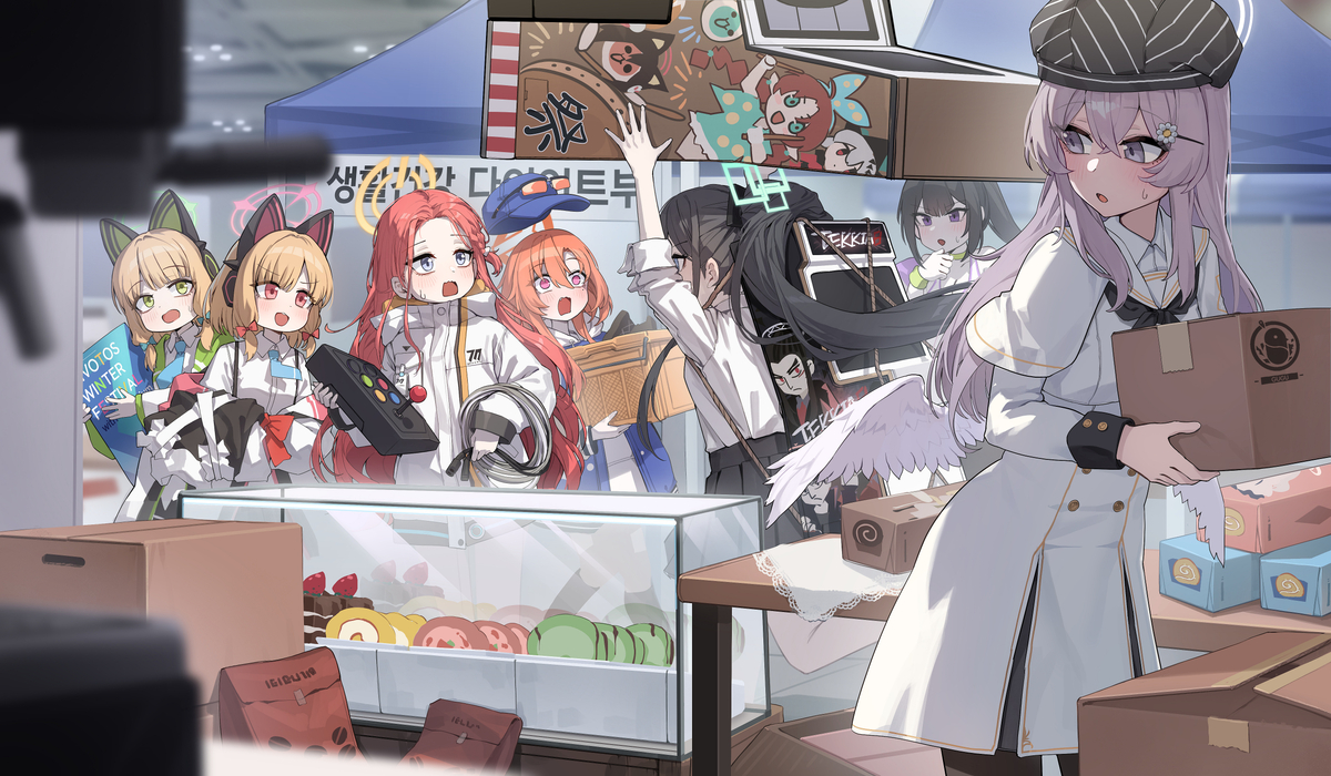 This is a pixiv picture whose title is 5. ゲーム開発部.