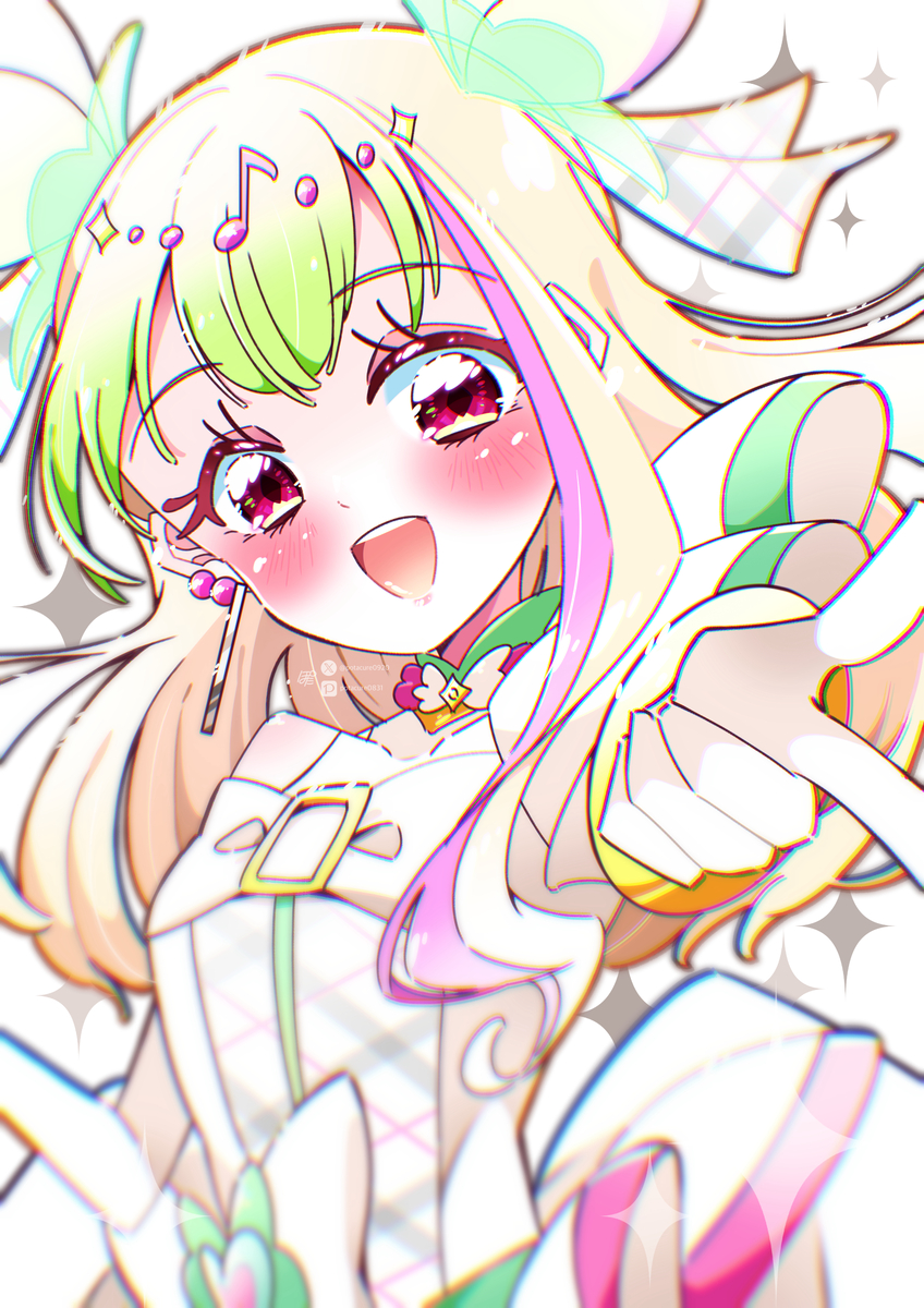 This is a pixiv picture whose title is キュアズキューン.