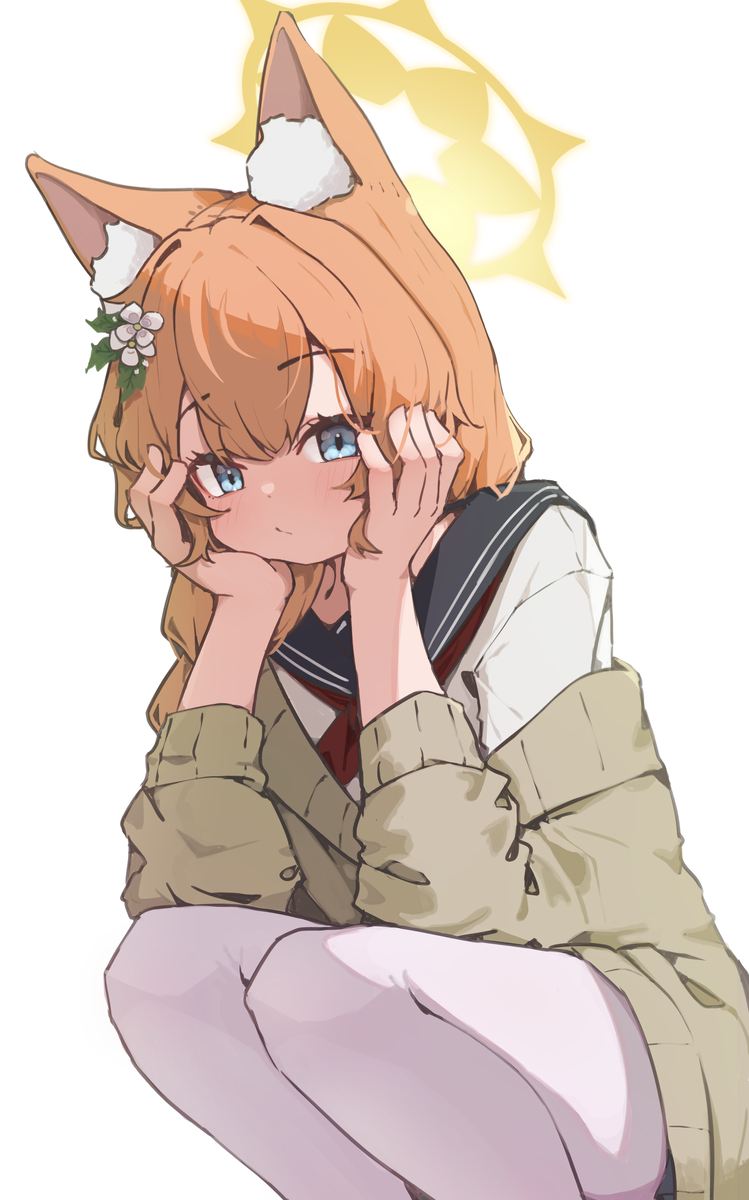 This is a pixiv picture whose title is 앉기.