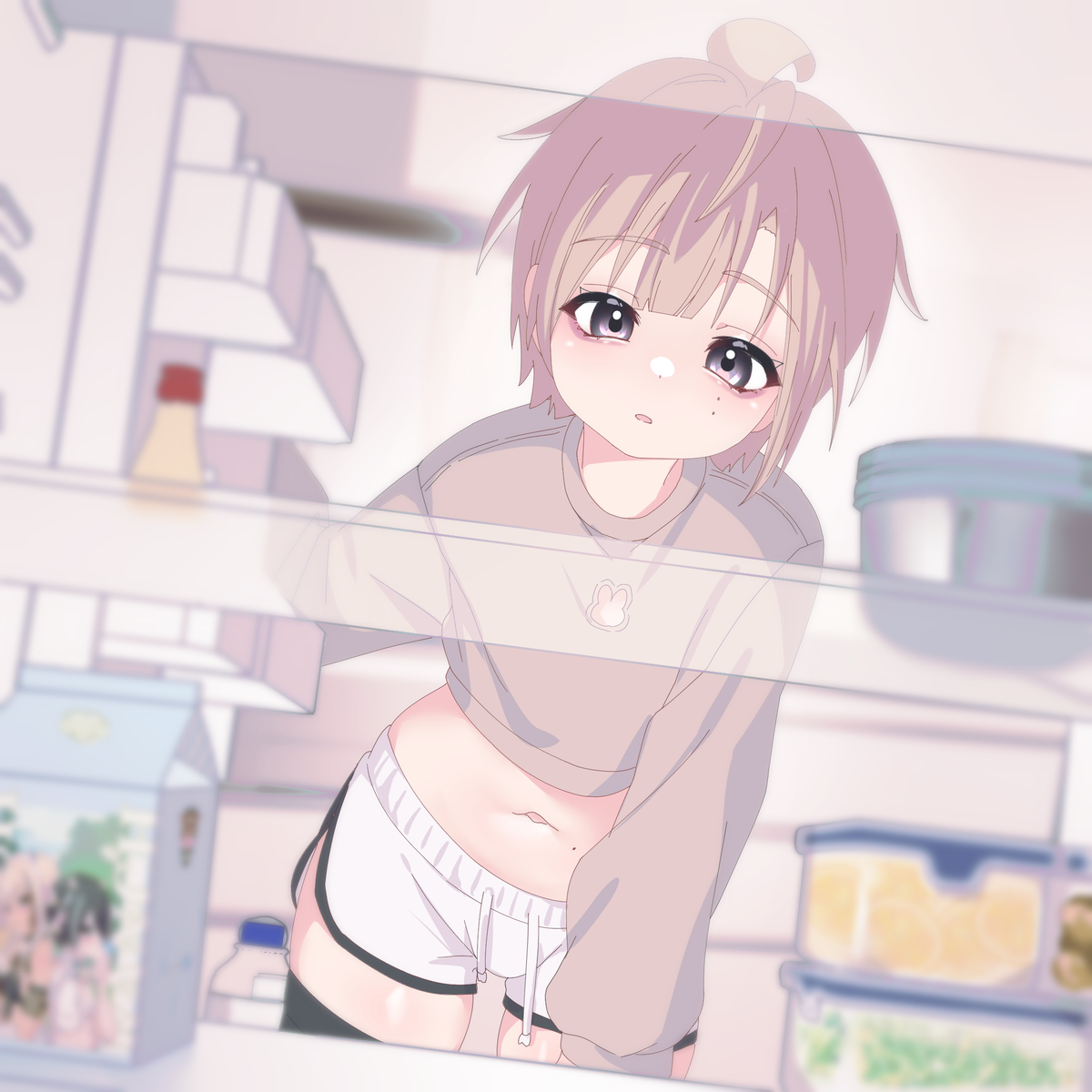 This is a pixiv picture whose title is 早苗🐰.