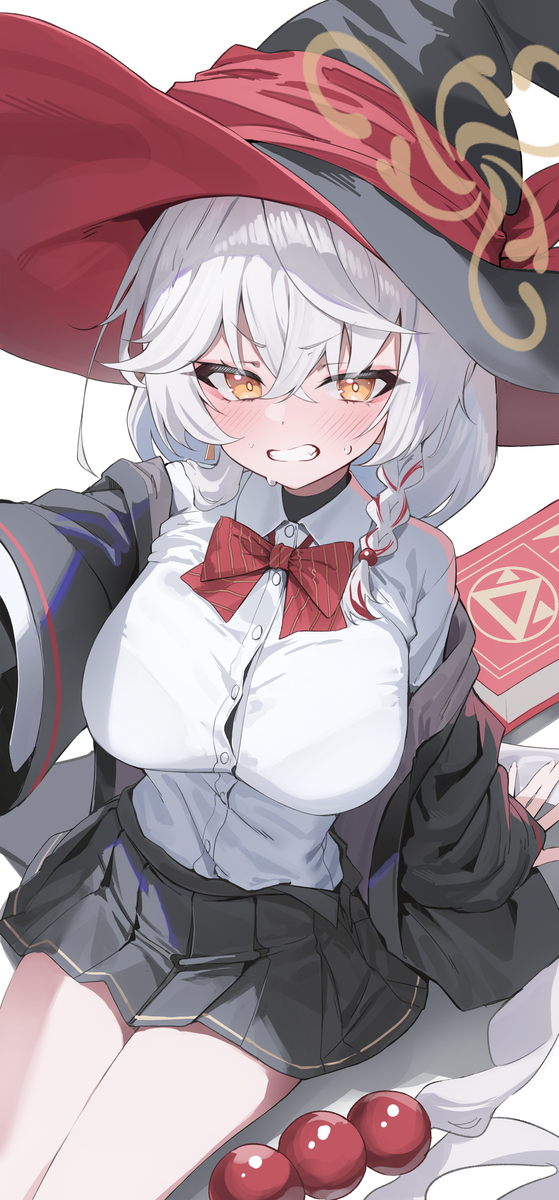 This is a pixiv picture whose title is 白尾エリ.