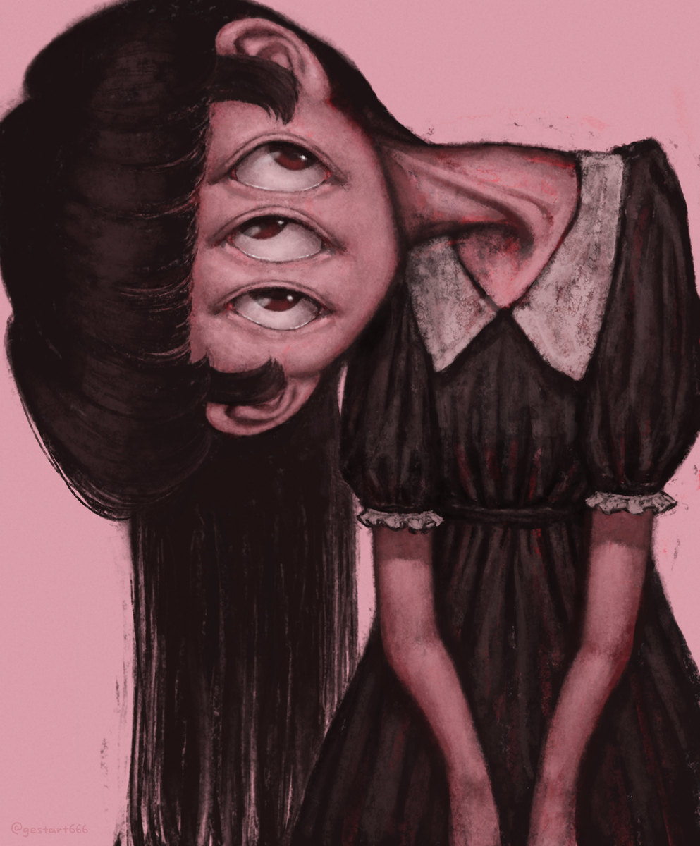 This is a pixiv picture whose title is 🎀◼️◼️◼️◼️🎀 👁️👁️👁️ 🎀◼️◼️◼️◼️🎀.