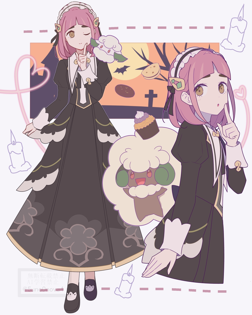 This is a pixiv picture whose title is ハロウィン2025🕯️🐏.