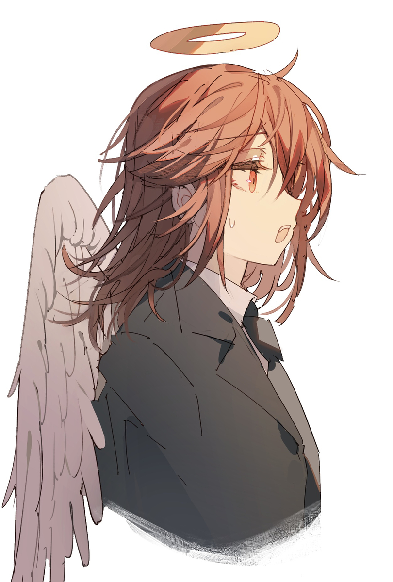 This is a pixiv picture whose title is てんし.