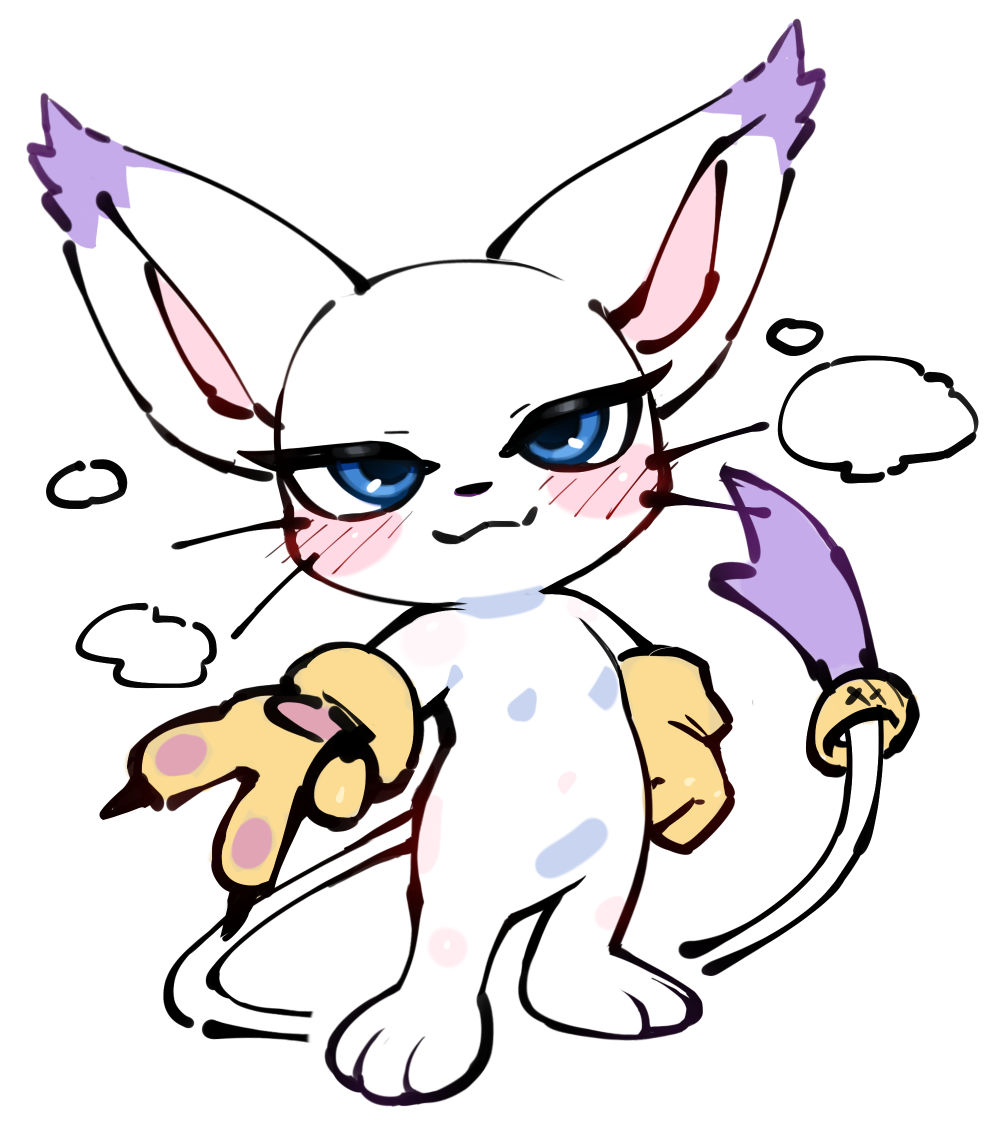 This is a pixiv picture whose title is gatomon.