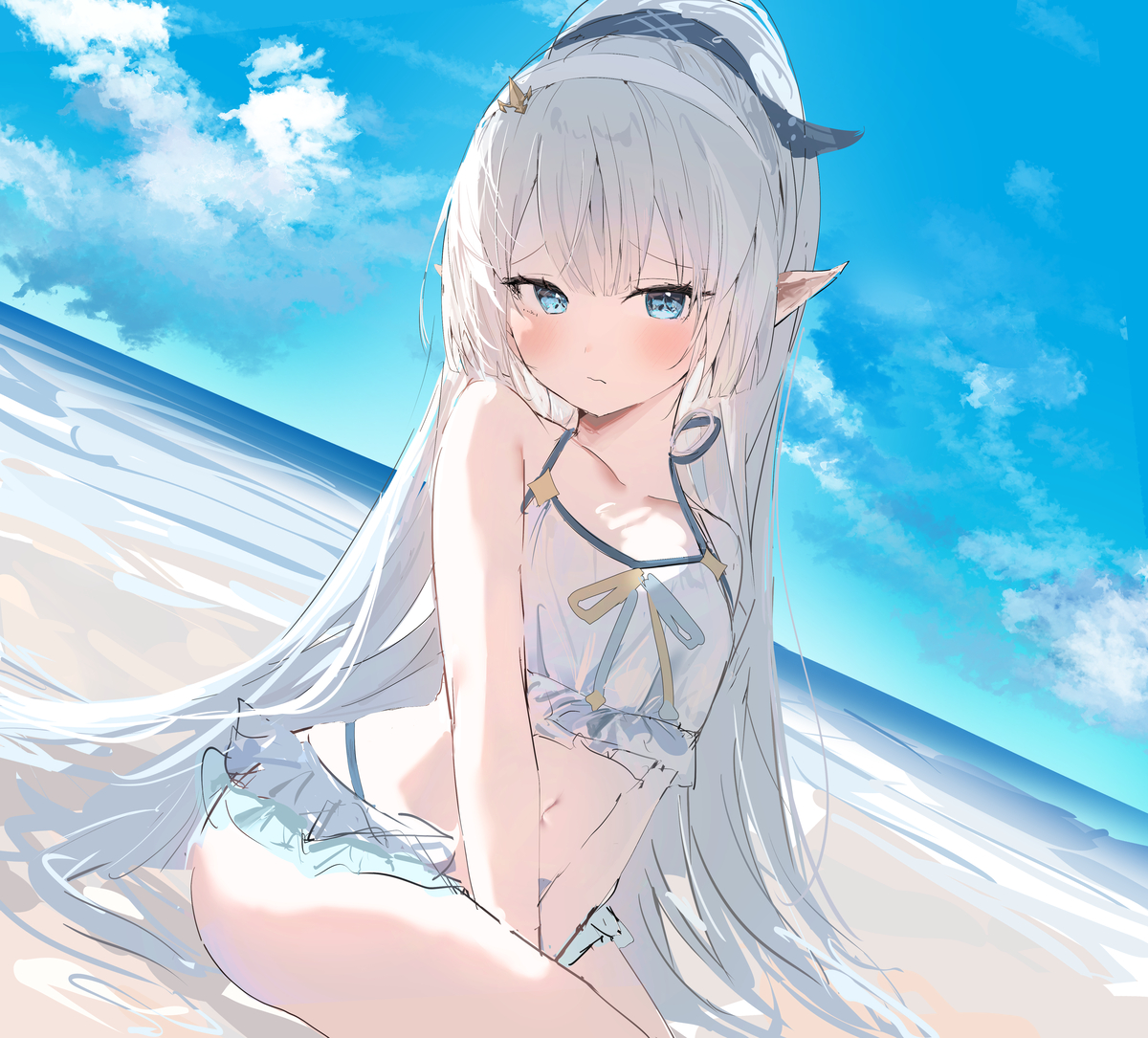 This is a pixiv picture whose title is 無題.