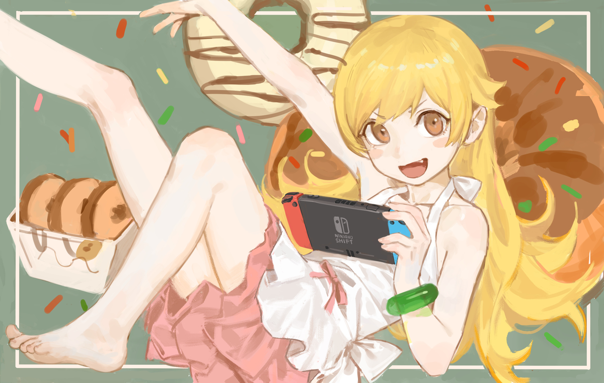 This is a pixiv picture whose title is game 哒！.