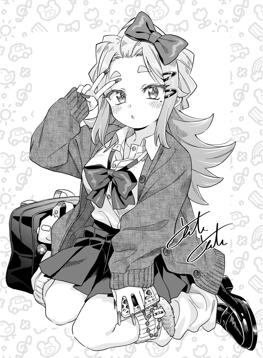 This is a pixiv picture whose title is 平成ギャル宮子.