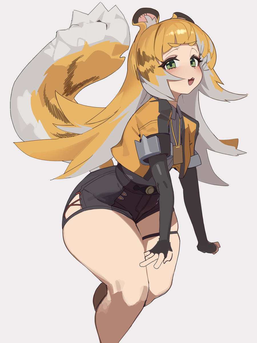 This is a pixiv picture whose title is 🐅.