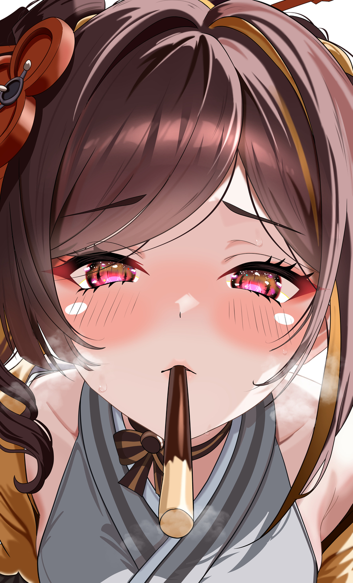 This is a pixiv picture whose title is 千織　ポッキーの日.
