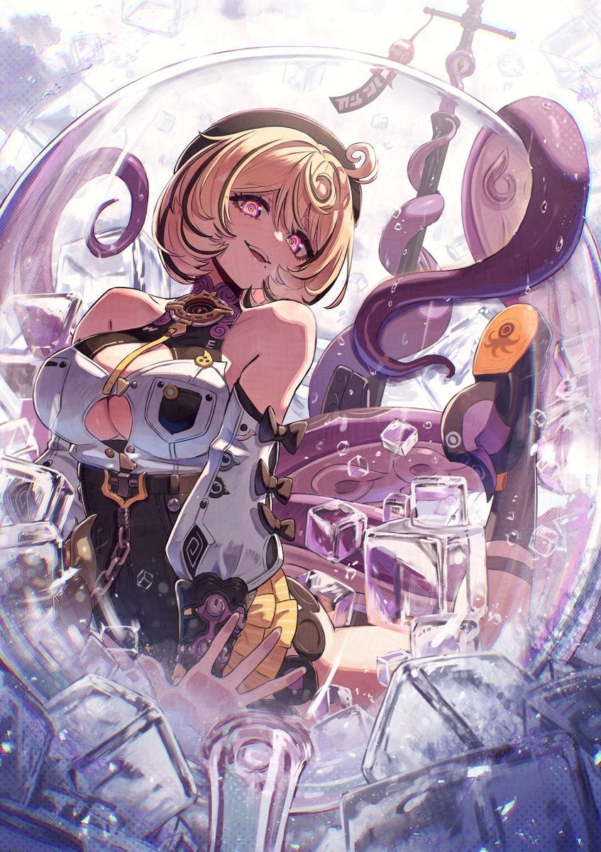 This is a pixiv picture whose title is 【お仕事】イドリーさん.