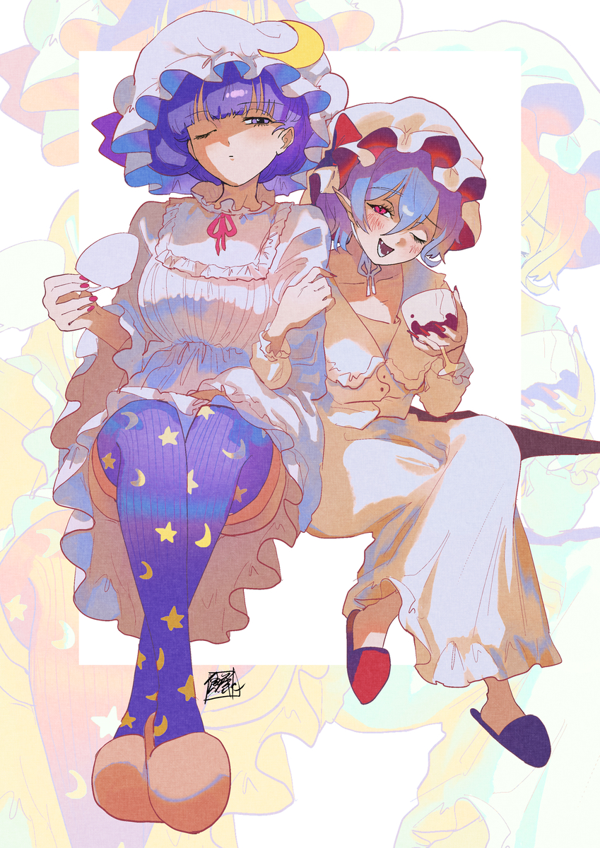 This is a pixiv picture whose title is パジャマパーティー.