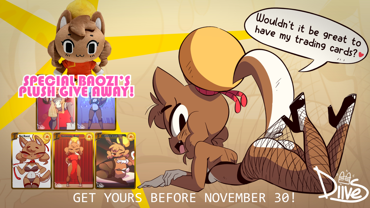 This is a pixiv picture whose title is Baozi Plush Give Away 2.