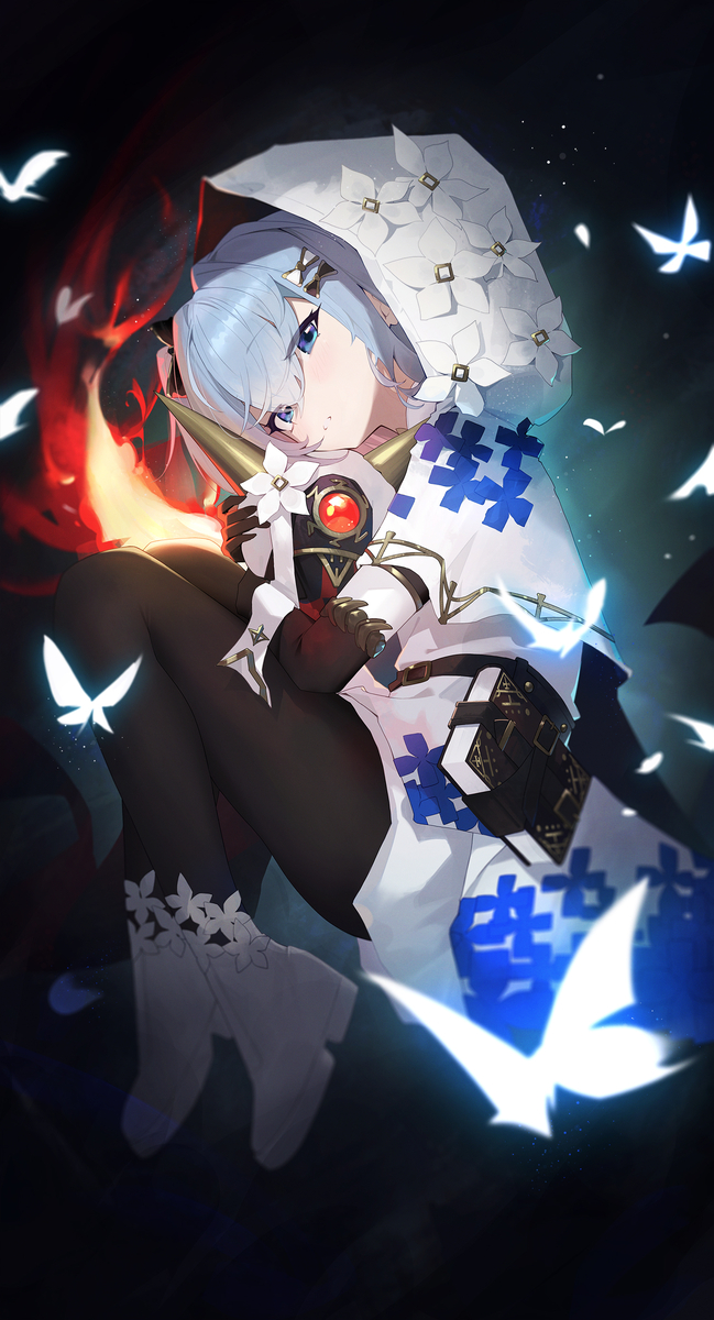 This is a pixiv picture whose title is 理光の天宮・エーデルワイス.