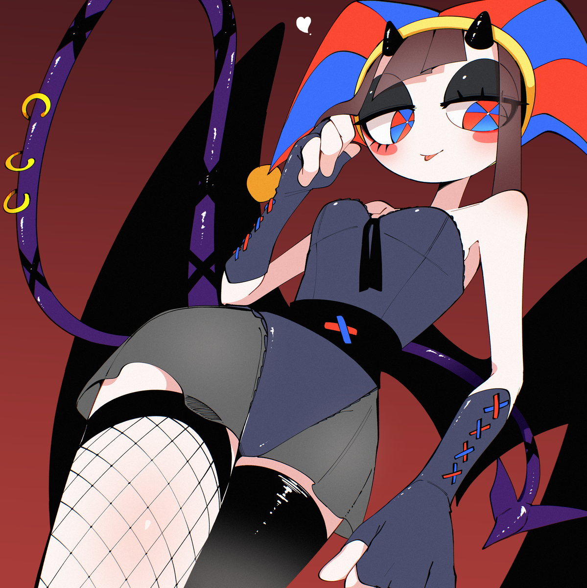 This is a pixiv picture whose title is 小悪魔ポムニ.