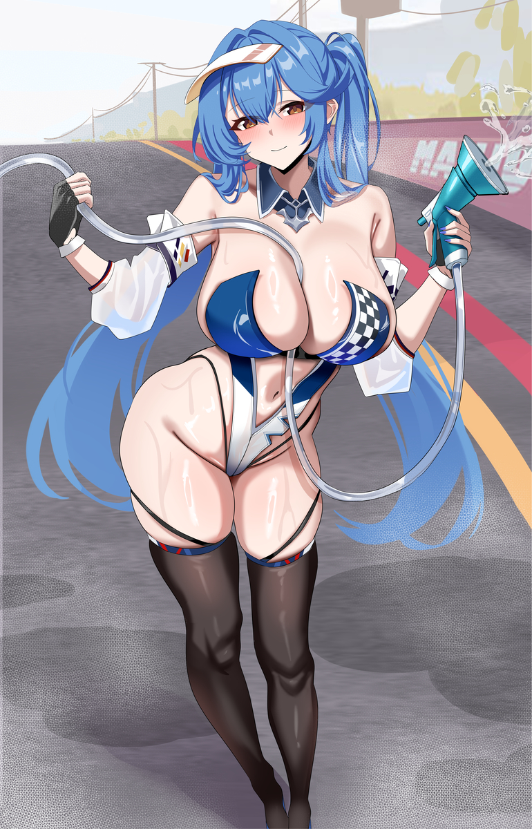 This is a pixiv picture whose title is エセックス.