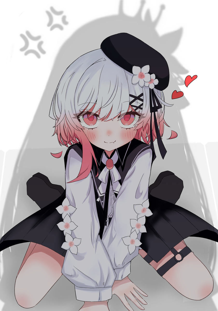 This is a pixiv picture whose title is 桜羽エマはあざとい子.